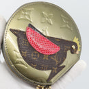 LOUIS VUITTON Monogram Vernis Porte Monnaie Cook Veil Bronze M91387 Auth 195310A-17