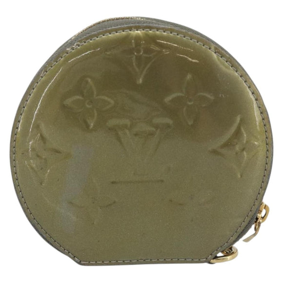 LOUIS VUITTON Monogram Vernis Porte Monnaie Cook Veil Bronze M91387 Auth 195310A