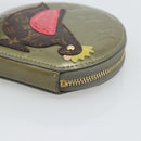 LOUIS VUITTON Monogram Vernis Porte Monnaie Cook Veil Bronze M91387 Auth 195310A-8