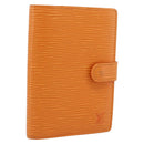 LOUIS VUITTON Epi Agenda PM Day Planner Cover Orange Mandarin R2005H Auth 195311-1