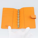 LOUIS VUITTON Epi Agenda PM Day Planner Cover Orange Mandarin R2005H Auth 195311-8