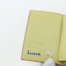 LOEWE Raccoon Trifold Wallet Leather Suna Fujita Brown Silver Auth 195312M-22