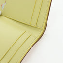 LOEWE Raccoon Trifold Wallet Leather Suna Fujita Brown Silver Auth 195312M-25