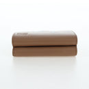 LOEWE Raccoon Trifold Wallet Leather Suna Fujita Brown Silver Auth 195312M-5