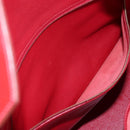 HERMES Birkin 40 Hand Bag Taurillon Clemence Red Gold Auth 195314SM-36