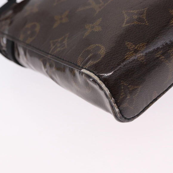 LOUIS VUITTON Monogram Glaze Messenger PM Bag Patent M43895 LV Auth 195320A