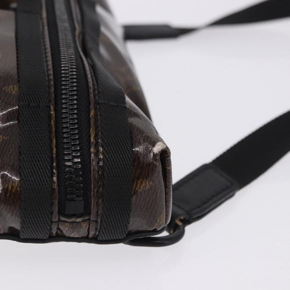 LOUIS VUITTON Monogram Glaze Messenger PM Bag Patent M43895 LV Auth 195320A