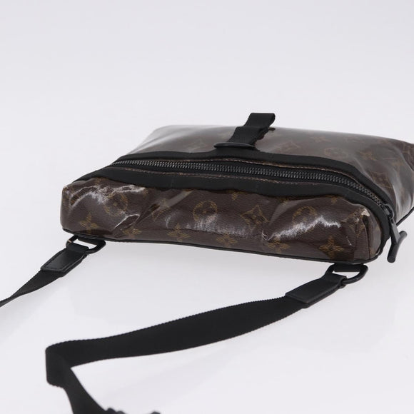 LOUIS VUITTON Monogram Glaze Messenger PM Bag Patent M43895 LV Auth 195320A
