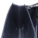 Salvatore Ferragamo Gancini Chain Shoulder Bag Leather Black Silver Auth 195321A-22