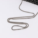 Salvatore Ferragamo Gancini Chain Shoulder Bag Leather Black Silver Auth 195321A-6