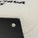 BALENCIAGA Duty Free Tote Bag Bore White Silver 759941 Auth 195322M-10