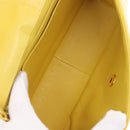 CHANEL Matelasse Chain Shoulder Bag Lamb Skin Yellow Gold Tone CC Auth 195325V-20