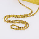 CHANEL Matelasse Chain Shoulder Bag Lamb Skin Yellow Gold Tone CC Auth 195325V-7