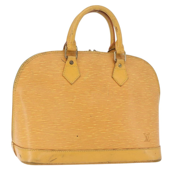 LOUIS VUITTON Epi Alma Hand Bag Tassili Yellow M52149 LV Auth 195328