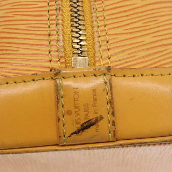 LOUIS VUITTON Epi Alma Hand Bag Tassili Yellow M52149 LV Auth 195328