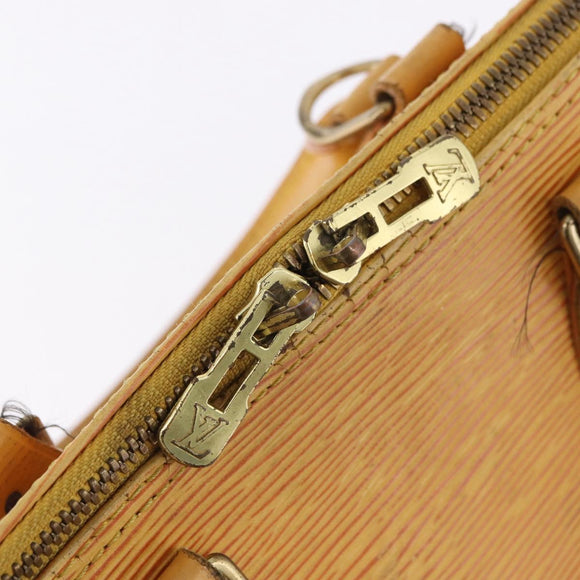 LOUIS VUITTON Epi Alma Hand Bag Tassili Yellow M52149 LV Auth 195328