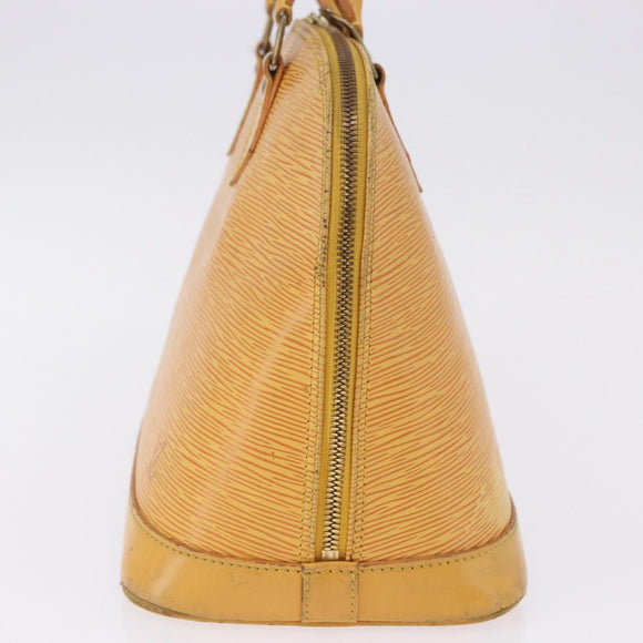 LOUIS VUITTON Epi Alma Hand Bag Tassili Yellow M52149 LV Auth 195328