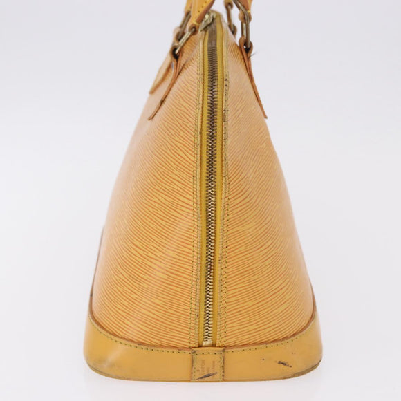 LOUIS VUITTON Epi Alma Hand Bag Tassili Yellow M52149 LV Auth 195328