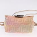 FENDI Zucca Canvas Mamma Baguette Shoulder Bag Multicolor 8BS105 Auth 195329SM-5