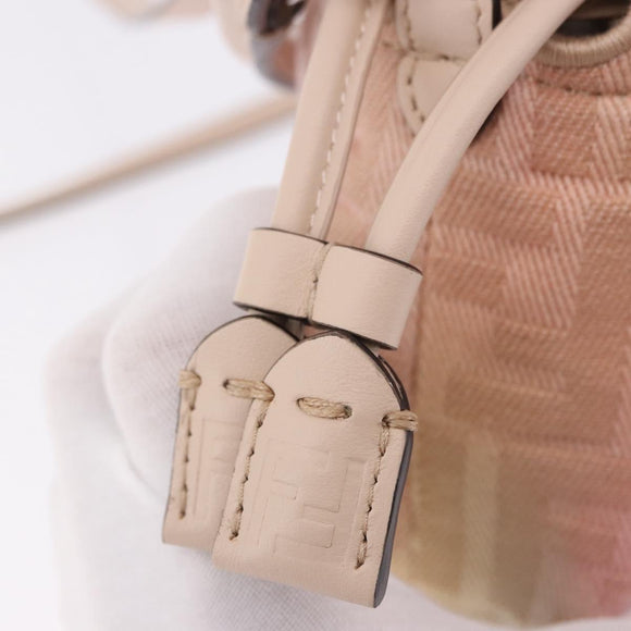 FENDI Zucca Canvas Mamma Baguette Shoulder Bag Multicolor 8BS105 Auth 195329SM