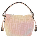 FENDI Zucca Canvas Mamma Baguette Shoulder Bag Multicolor 8BS105 Auth 195329SM-2