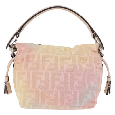 FENDI Zucca Canvas Mamma Baguette Shoulder Bag Multicolor 8BS105 Auth 195329SM - 0