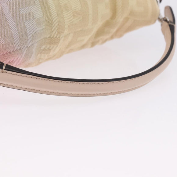 FENDI Zucca Canvas Mamma Baguette Shoulder Bag Multicolor 8BS105 Auth 195329SM
