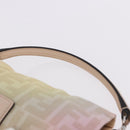 FENDI Zucca Canvas Mamma Baguette Shoulder Bag Multicolor 8BS105 Auth 195329SM-14