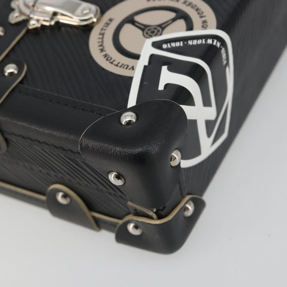 LOUIS VUITTON Epi Petite Mar Shoulder Bag Black Silver LV Auth 195331M