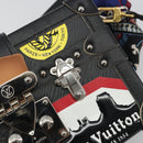 LOUIS VUITTON Epi Petite Mar Shoulder Bag Black Silver LV Auth 195331M-17