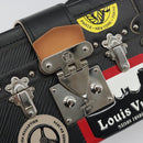 LOUIS VUITTON Epi Petite Mar Shoulder Bag Black Silver LV Auth 195331M-18