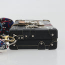 LOUIS VUITTON Epi Petite Mar Shoulder Bag Black Silver LV Auth 195331M-5
