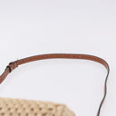LOUIS VUITTON Nano Speedy Hand Bag Raffia 2way Beige Gold M83525 LV Auth 195336SAM-14
