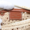 LOUIS VUITTON Nano Speedy Hand Bag Raffia 2way Beige Gold M83525 LV Auth 195336SAM-21