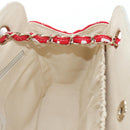 CHANEL Matelasse Chain Shoulder Bag Canvas Multicolor Gold CC Auth 195337SM-22