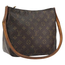 LOUIS VUITTON Monogram Looping MM Shoulder Bag M51146 LV Auth 195339-1