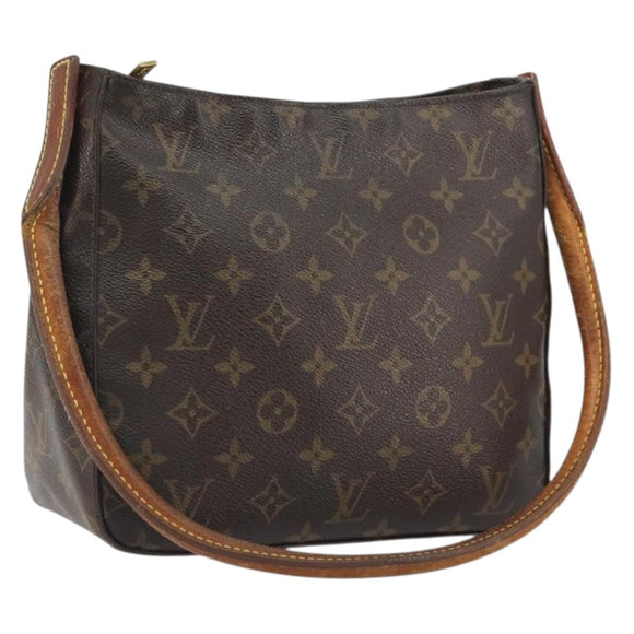 LOUIS VUITTON Monogram Looping MM Shoulder Bag M51146 LV Auth 195339