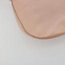 PRADA Creo Shoulder Bag Leather Pink Silver Auth 195340A-16