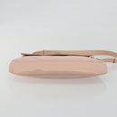 PRADA Creo Shoulder Bag Leather Pink Silver Auth 195340A-5