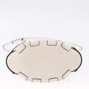 LOEWE Bamboo Bucket Hand Bag Leather 2way Ivory Auth 195342A-5