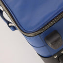 PRADA Suitcase Saffiano Blue Silver Auth 195345A-19