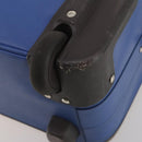 PRADA Suitcase Saffiano Blue Silver Auth 195345A-6