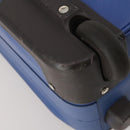 PRADA Suitcase Saffiano Blue Silver Auth 195345A-20