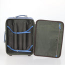 PRADA Suitcase Saffiano Blue Silver Auth 195345A-10