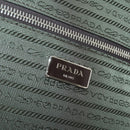 PRADA Suitcase Saffiano Blue Silver Auth 195345A-25