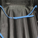 PRADA Suitcase Saffiano Blue Silver Auth 195345A-28