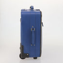 PRADA Suitcase Saffiano Blue Silver Auth 195345A-4