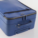 PRADA Suitcase Saffiano Blue Silver Auth 195345A-7