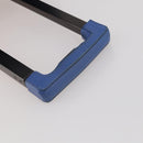 PRADA Suitcase Saffiano Blue Silver Auth 195345A-8