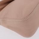 FENDI Mamma Baguette Shoulder Bag Leather Pink Gold Auth 195351M-14